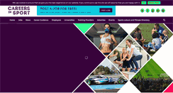 Desktop Screenshot of careers-in-sport.co.uk
